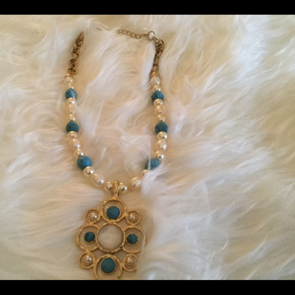 Lia Sophia Necklace w/pendant - Picture 2 of 6